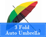 3 fold auto umbrella manufacturer
