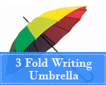 3 Fold Writing Umbrella