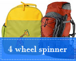 4 wheel spinner luggage