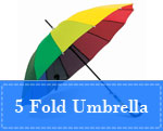 5 fold umbrella manufacturer