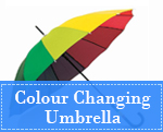 Colour changing umbrella manufacturer